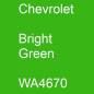 Preview: Chevrolet, Bright Green, WA4670.